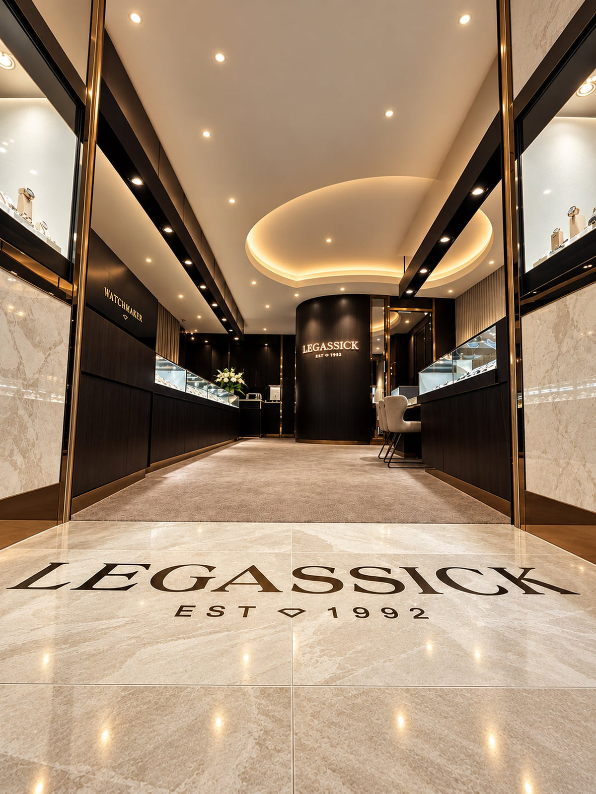 The entrance to LeGassick at Runaway Bay Centre.