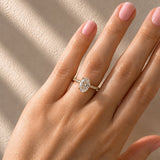 Sandra... Oval Lab Grown Diamond Engagement Ring in 18ct Yellow Gold