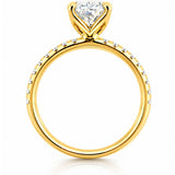 Sandra... Oval Lab Grown Diamond Engagement Ring in 18ct Yellow Gold