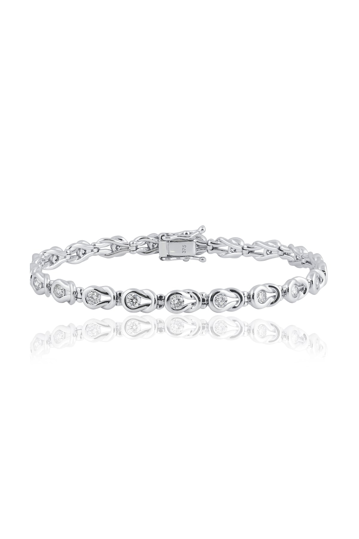 1.8 Carat White Gold Diamond Tennis Bracelet from LeGassick Jewellery.