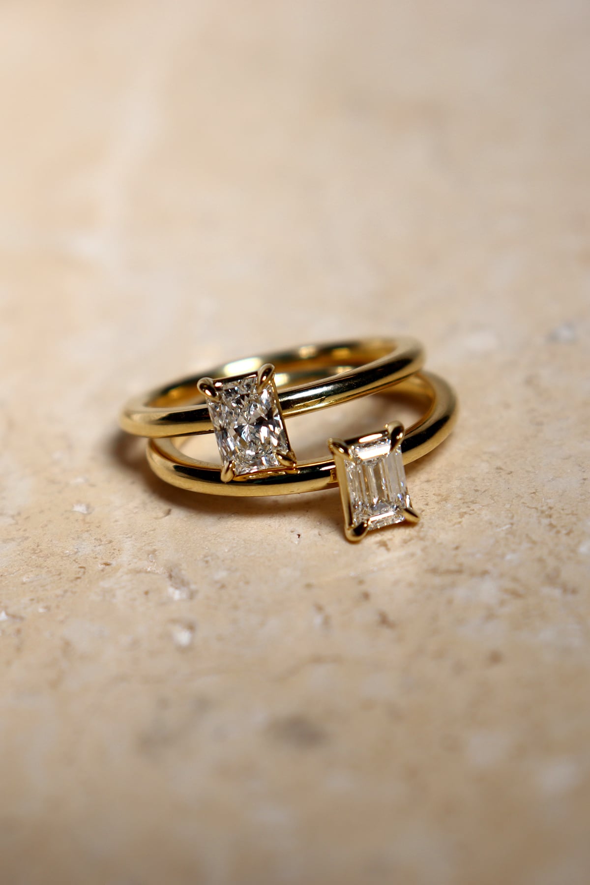 Yellow Gold Diamond Engagement Rings from LeGassick Jewellery, Gold Coast, Australia.