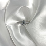18 Carat Gold And 0.70 Carat Diamond Engagement Ring with Diamond Band available at LeGassick Diamonds and Jewellery Gold Coast, Australia.
