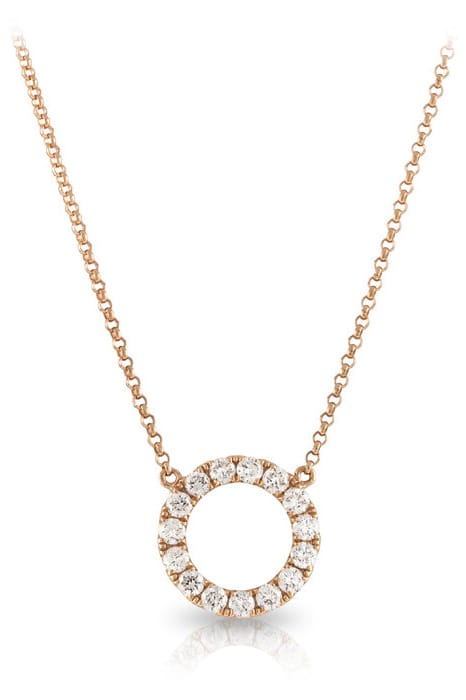 18 Carat Gold Claw Set Circle Of Life Diamond Pendant available at LeGassick Diamonds and Jewellery Gold Coast, Australia.