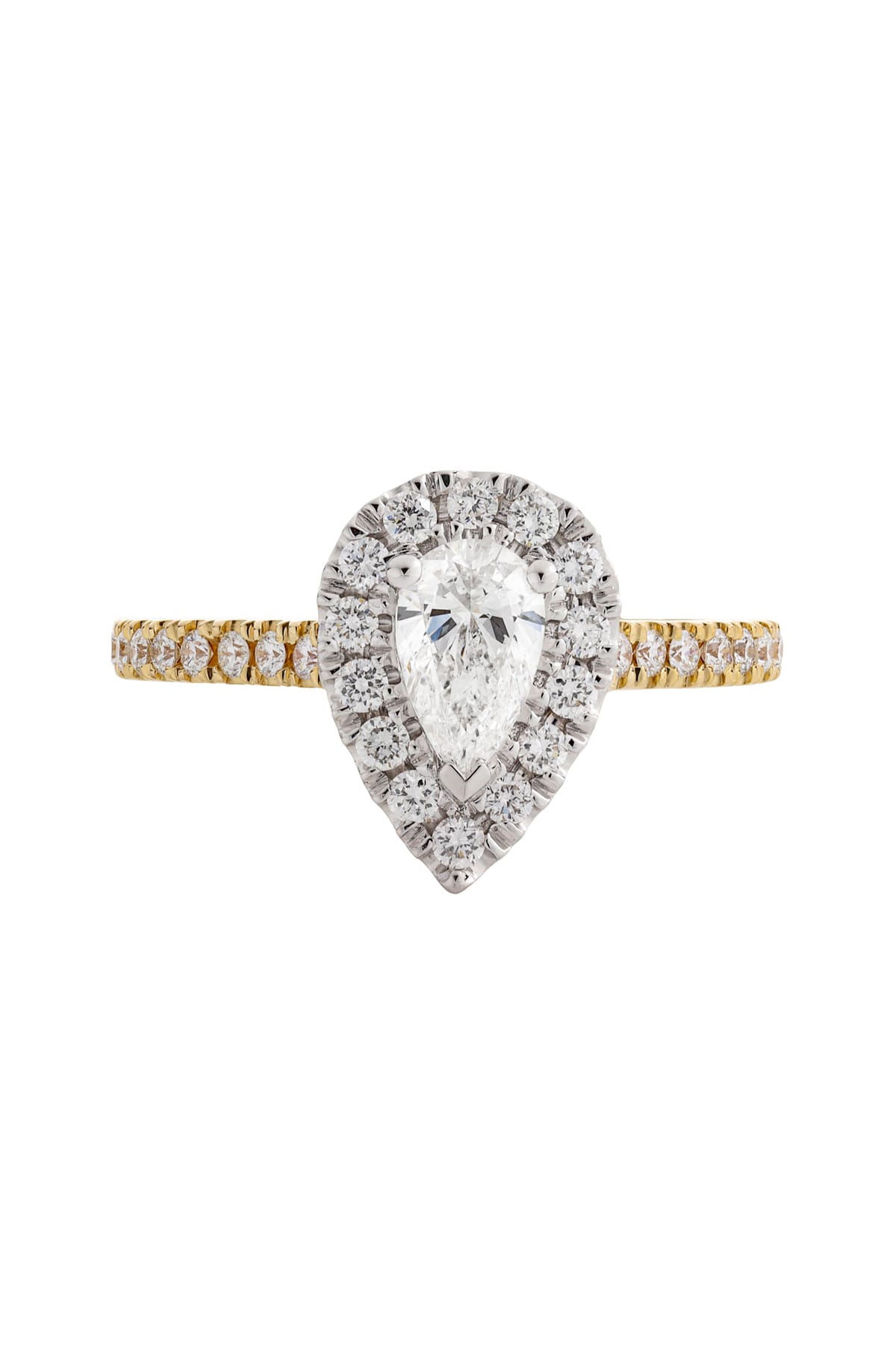 Kwiat | Engagement Ring with an East-West Pear Shape Diamond in Platinum -  Kwiat