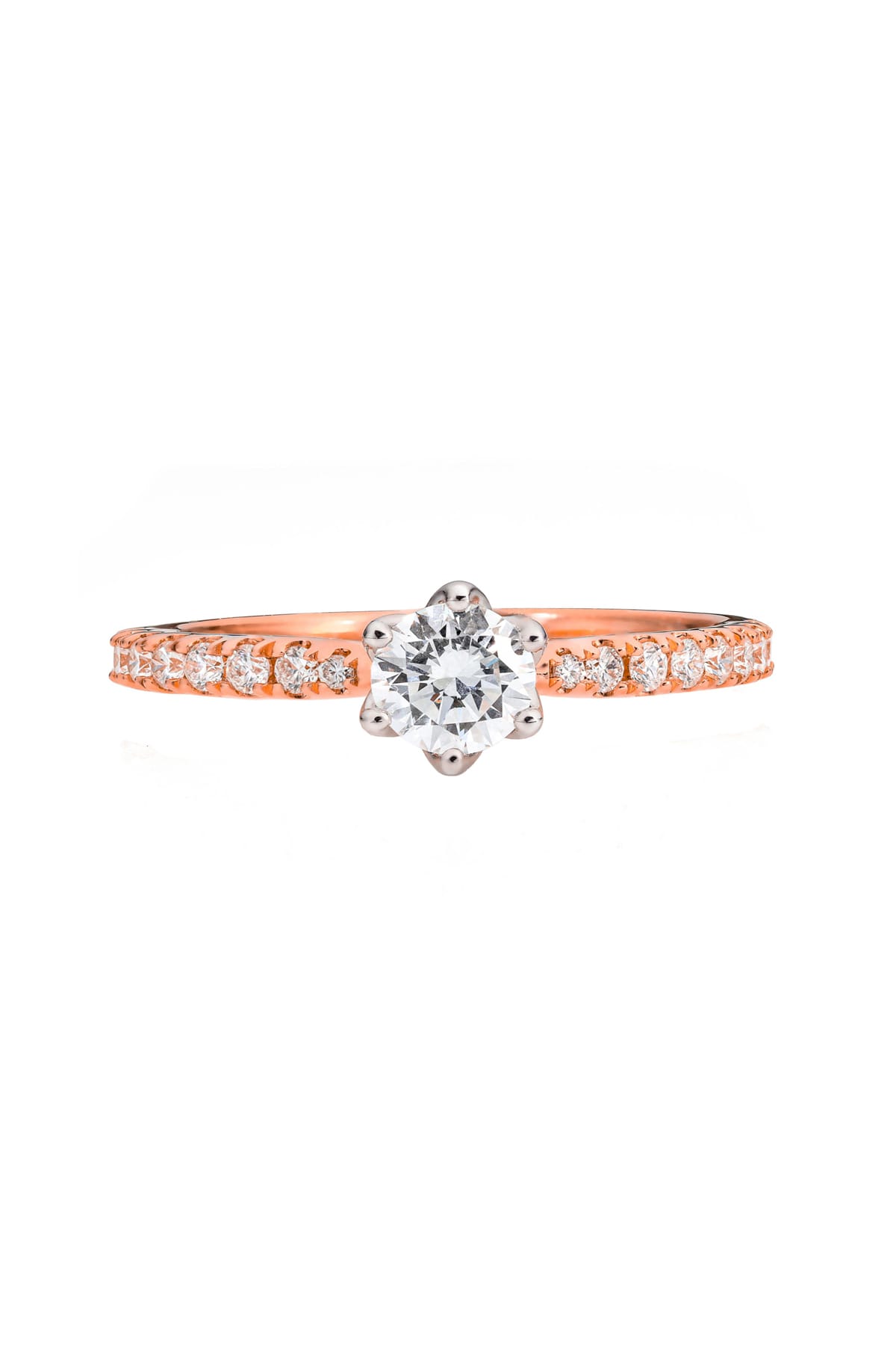 0.70 Carat Round Cut Diamond Engagement Ring – LeGassick Jewellery