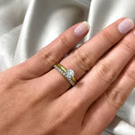 18 Carat Yellow Gold Claw 0.33ct Set Diamond Band available at LeGassick Diamonds and Jewellery Gold Coast, Australia.
