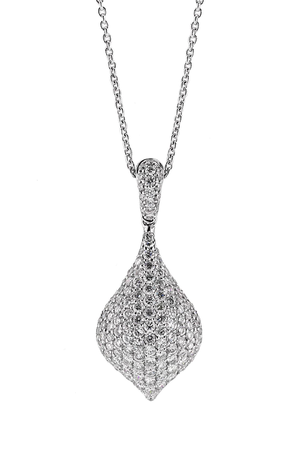 18 Carat Gold 1.00 Carat Diamond Teardrop Pendant available at LeGassick Diamonds and Jewellery Gold Coast, Australia.