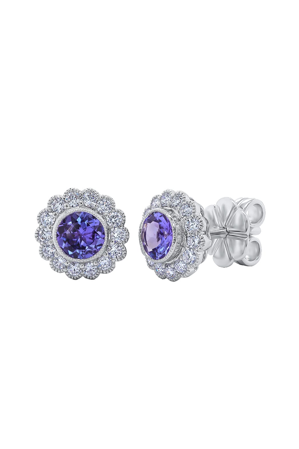 Kings of Diamonds | Classic Oval Tanzanite Studs