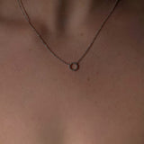 18 Carat White Gold Signature Circle Pendant From Hearts On Fire available at LeGassick Diamonds and Jewellery Gold Coast, Australia.