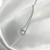 18 Carat White Gold Signature Circle Pendant From Hearts On Fire available at LeGassick Diamonds and Jewellery Gold Coast, Australia.