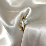 18 Carat Yellow Gold Claw 0.33ct Set Diamond Band available at LeGassick Diamonds and Jewellery Gold Coast, Australia.