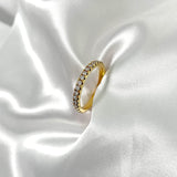 18 Carat Yellow Gold Claw 0.33ct Set Diamond Band available at LeGassick Diamonds and Jewellery Gold Coast, Australia.