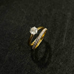 18 Carat Yellow Gold Claw 0.33ct Set Diamond Band available at LeGassick Diamonds and Jewellery Gold Coast, Australia.