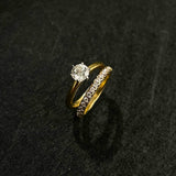 18 Carat Yellow Gold Claw 0.33ct Set Diamond Band available at LeGassick Diamonds and Jewellery Gold Coast, Australia.
