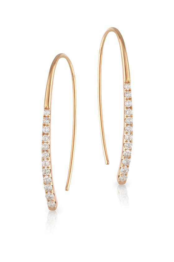 18 carat gold fine long drop style earrings available at LeGassick Diamonds and Jewellery Gold Coast, Australia