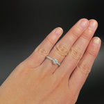 18 Carat Gold And 0.70 Carat Diamond Engagement Ring with Diamond Band available at LeGassick Diamonds and Jewellery Gold Coast, Australia.