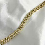 Diamond Tennis Bracelets in 9ct Yellow Gold available at LeGassick Diamonds and Jewellery Gold Coast, Australia.