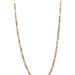 9 Carat Yellow Gold 50cm 2.4mm 3+1 Diamond Cut Cable Chain available at LeGassick Diamonds and Jewellery Gold Coast, Australia.