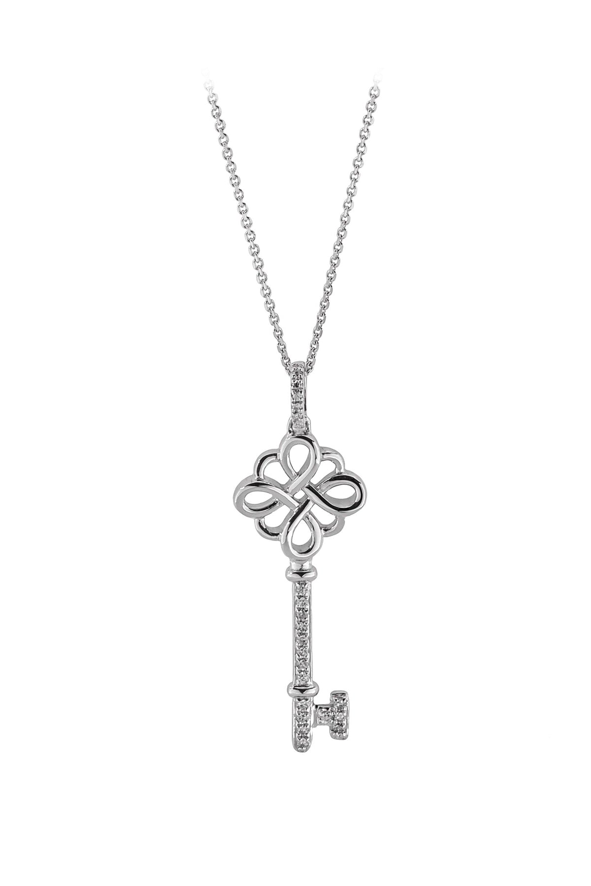 9 Carat Gold Diamond Key Pendant available at LeGassick Diamonds and Jewellery Gold Coast, Australia.
