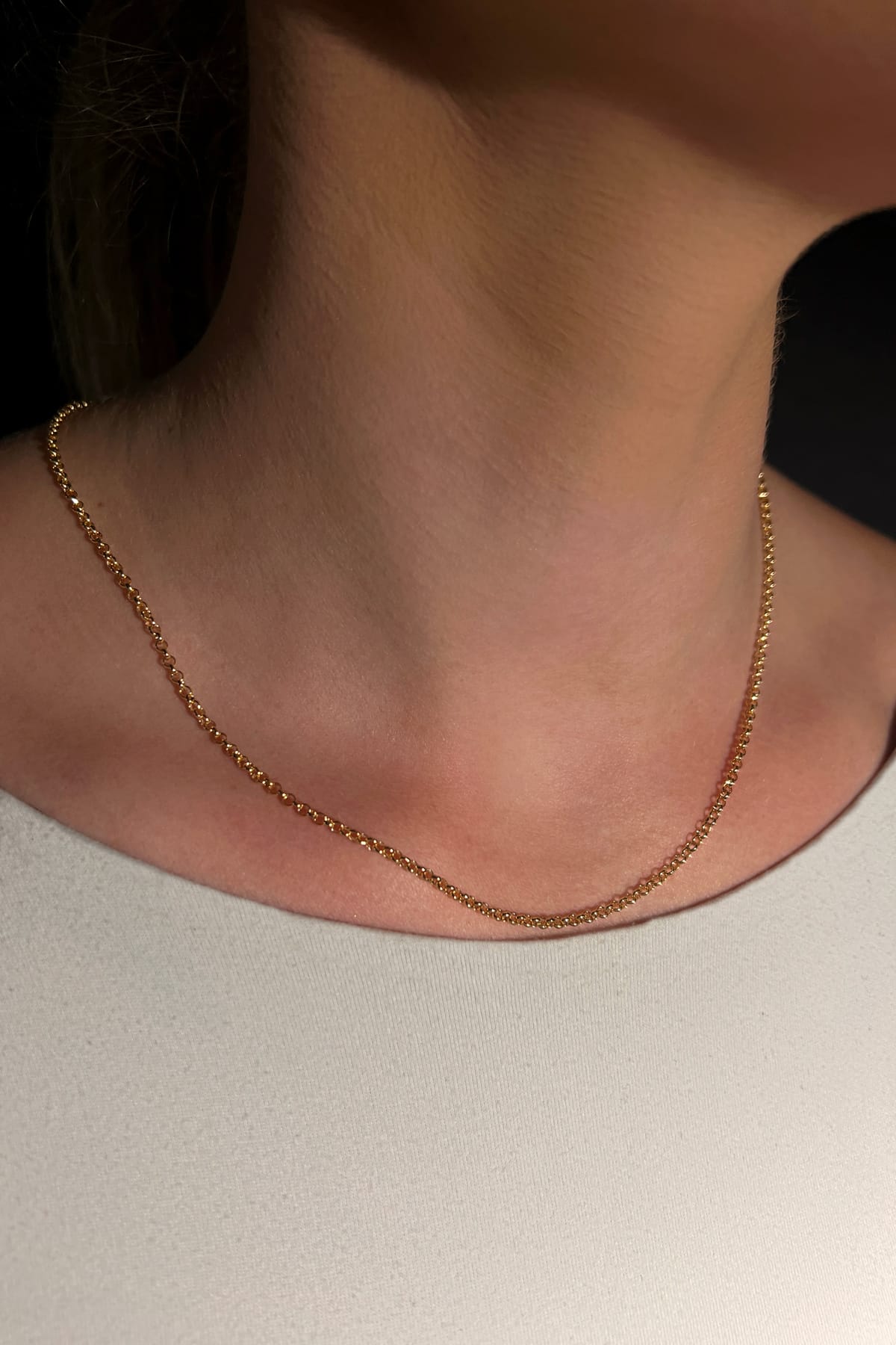 9 Carat Yellow Gold 50cm Round Belcher 2.6mm Chain available at LeGassick Diamonds and Jewellery Gold Coast, Australia.