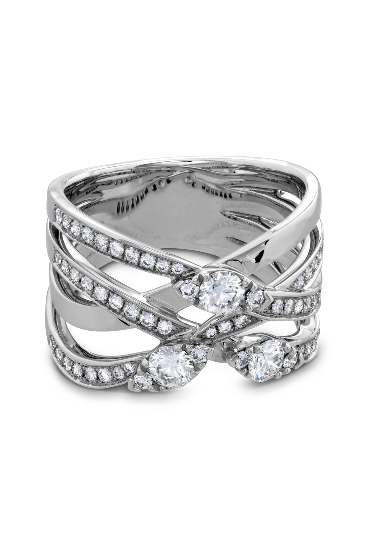Aerial Diamond Right Hand Ring From Hearts On Fire available at LeGassick Diamonds and Jewellery Gold Coast, Australia.