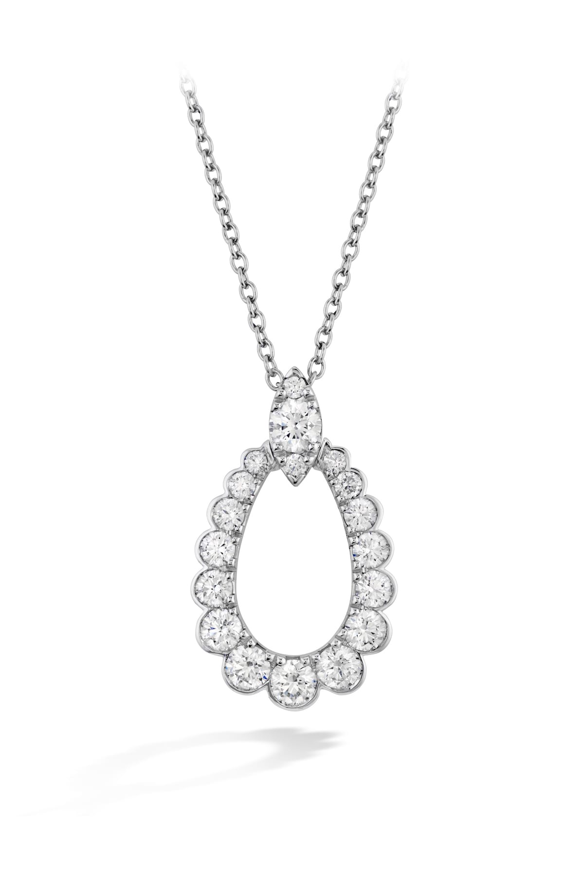 Aerial Regal Teardrop Pendant From Hearts On Fire available at LeGassick Diamonds and Jewellery Gold Coast, Australia.