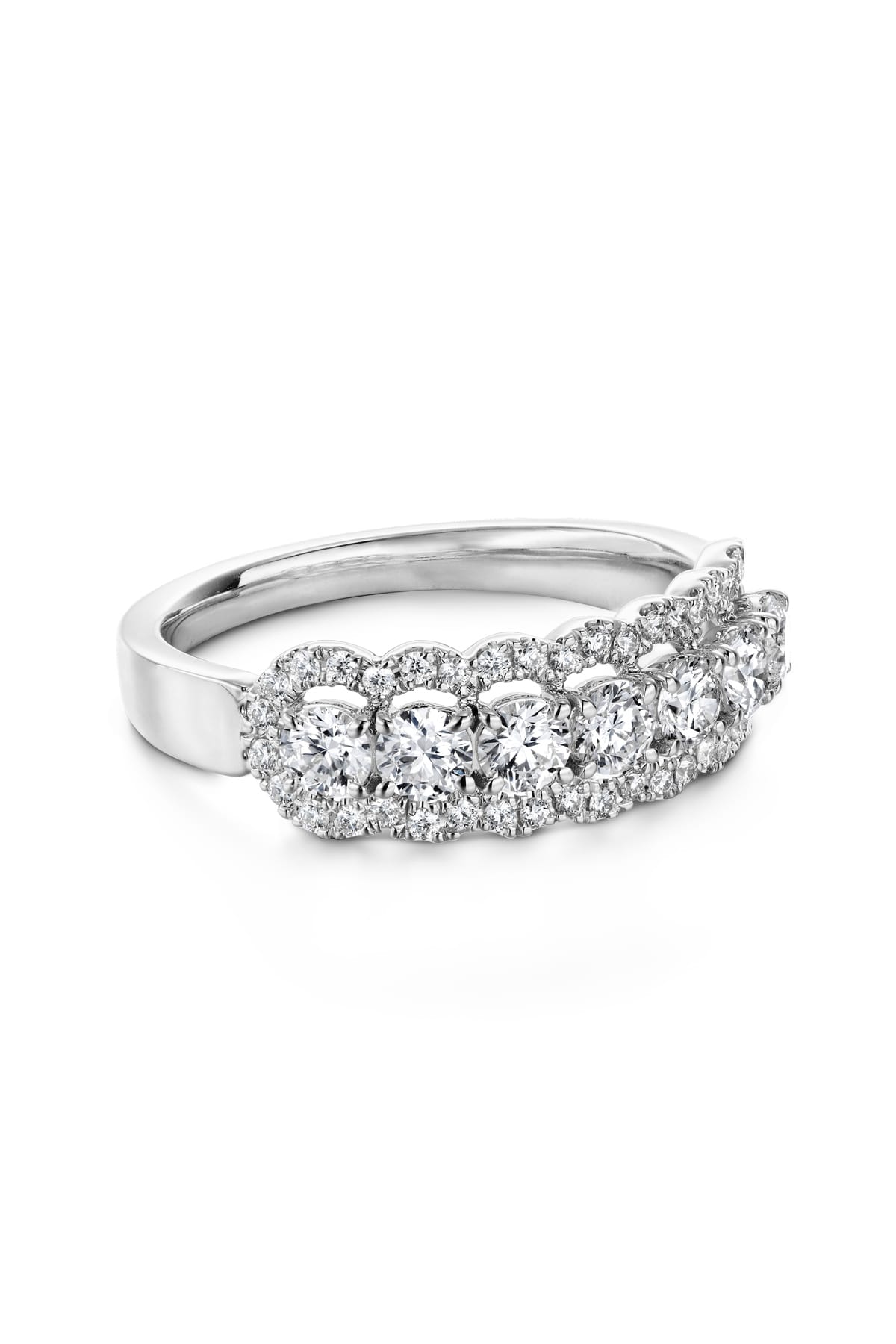 Aurora Seven Diamond Band From Hearts On Fire available at LeGassick Diamonds and Jewellery Gold Coast, Australia.