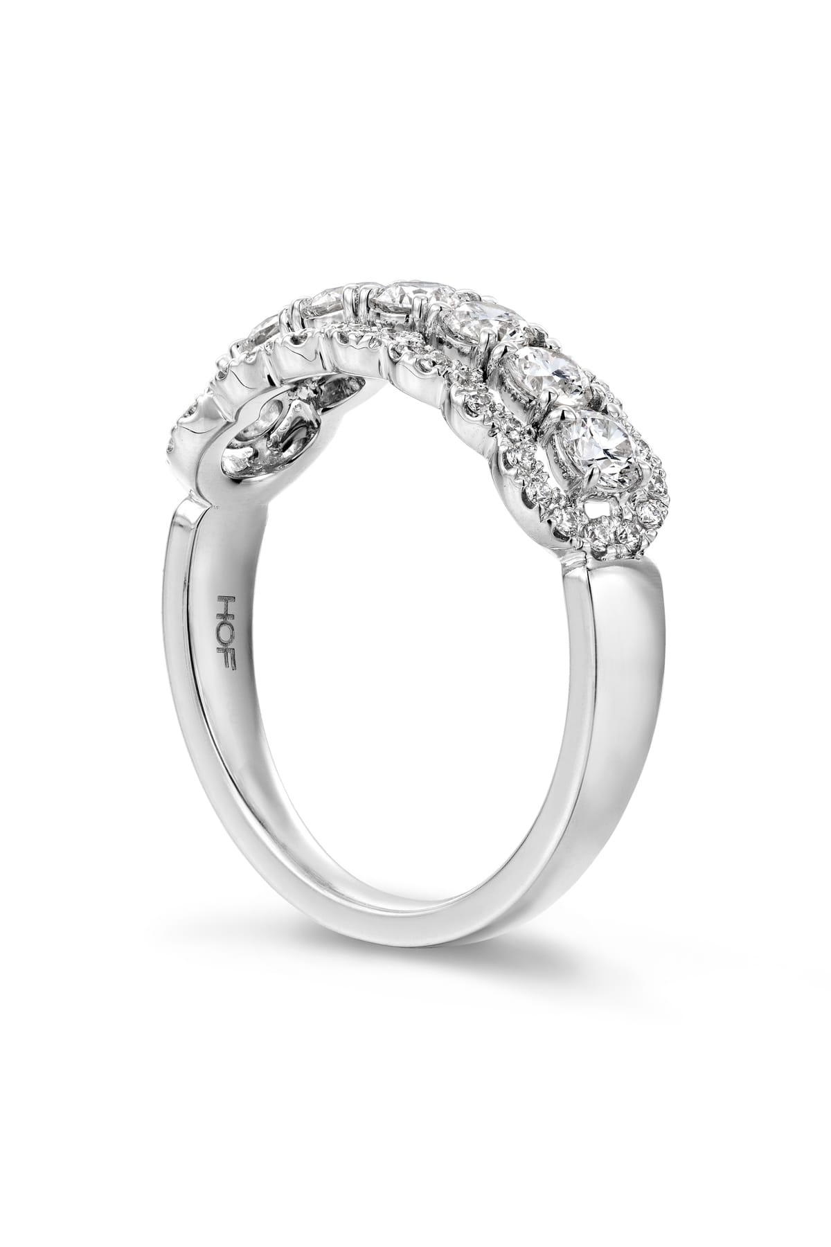 Aurora Seven Diamond Band From Hearts On Fire available at LeGassick Diamonds and Jewellery Gold Coast, Australia.