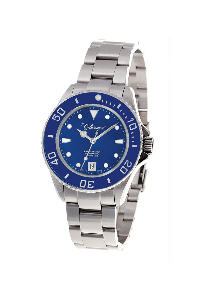 Automatic Pro-Mariner Divers Swiss Stainless Steel Watch available at LeGassick Diamonds and Jewellery Gold Coast, Australia.