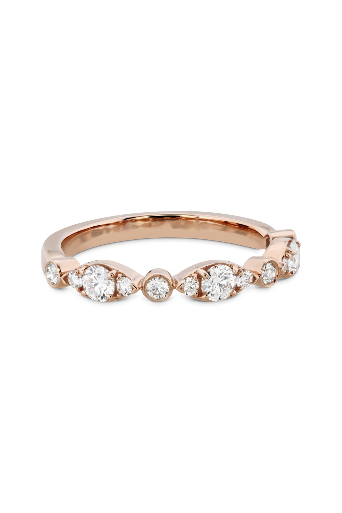 Bezel Regal Band From Hearts On Fire available at LeGassick Diamonds and Jewellery Gold Coast, Australia.