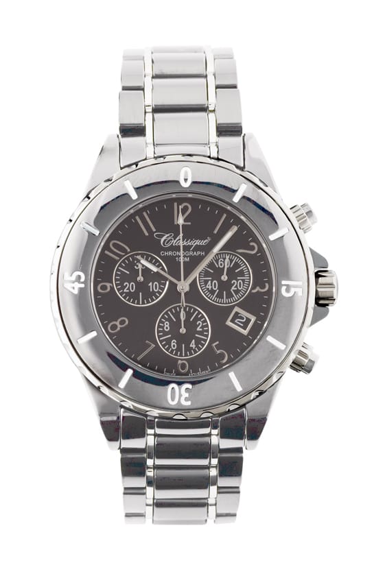 Chronograph Ceramic Swiss Quartz Watch available at LeGassick Diamonds and Jewellery Gold Coast, Australia.