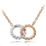 Classic Diamond Interlocking Pendant From Hearts On Fire available at LeGassick Diamonds and Jewellery Gold Coast, Australia.