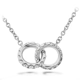 Classic Diamond Interlocking Pendant From Hearts On Fire available at LeGassick Diamonds and Jewellery Gold Coast, Australia.
