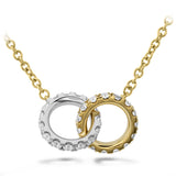 Classic Diamond Interlocking Pendant From Hearts On Fire available at LeGassick Diamonds and Jewellery Gold Coast, Australia.