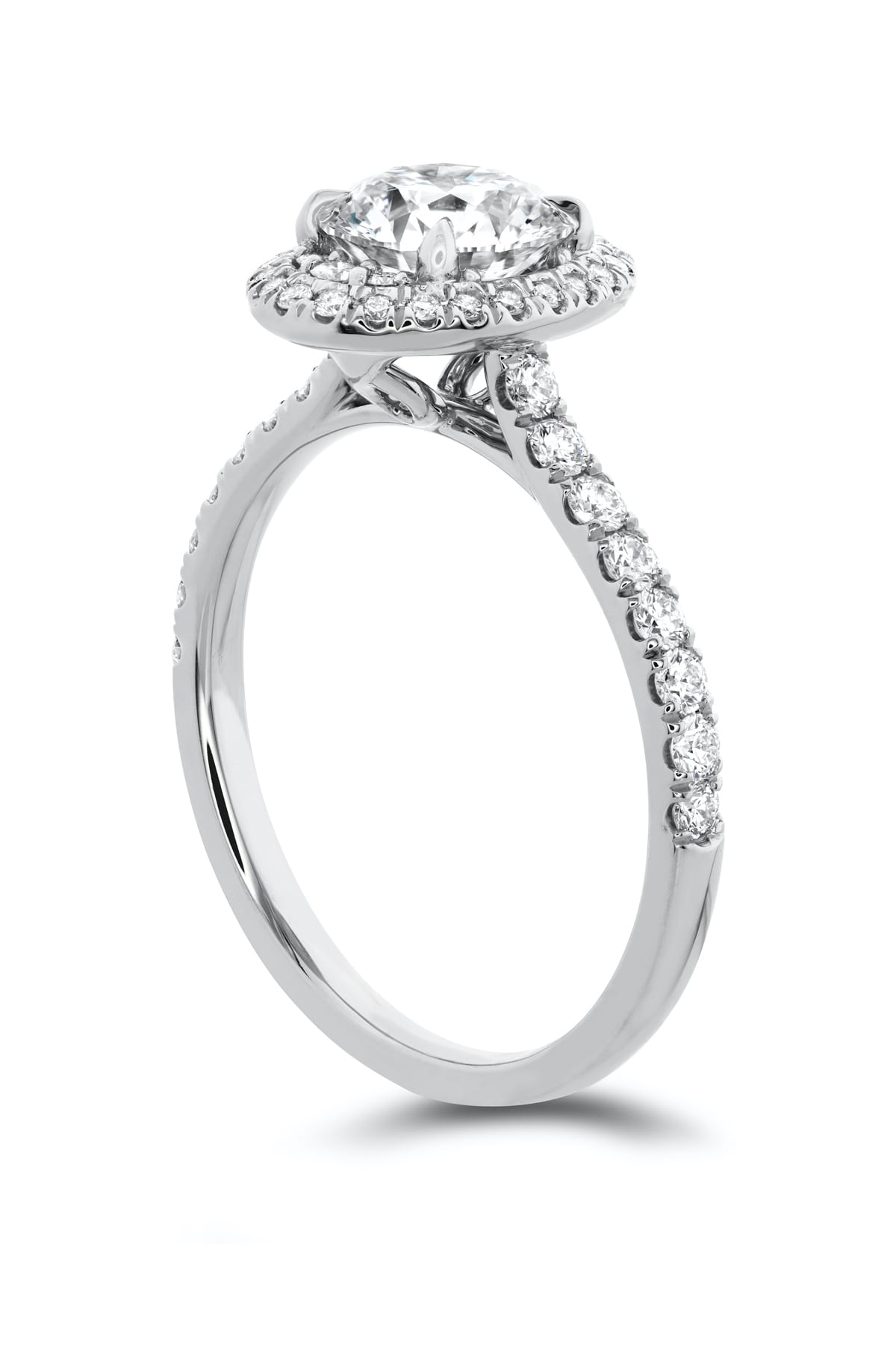 Juliette Oval Halo Diamond Engagement Ring From Hearts On Fire available at LeGassick Diamonds and Jewellery Gold Coast, Australia.