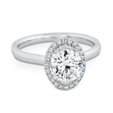 Juliette Oval Halo Engagement Ring From Hearts On Fire available at LeGassick Diamonds and Jewellery Gold Coast, Australia.