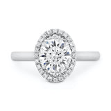 Juliette Oval Halo Engagement Ring From Hearts On Fire available at LeGassick Diamonds and Jewellery Gold Coast, Australia.
