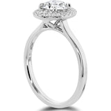 Juliette Oval Halo Engagement Ring From Hearts On Fire available at LeGassick Diamonds and Jewellery Gold Coast, Australia.