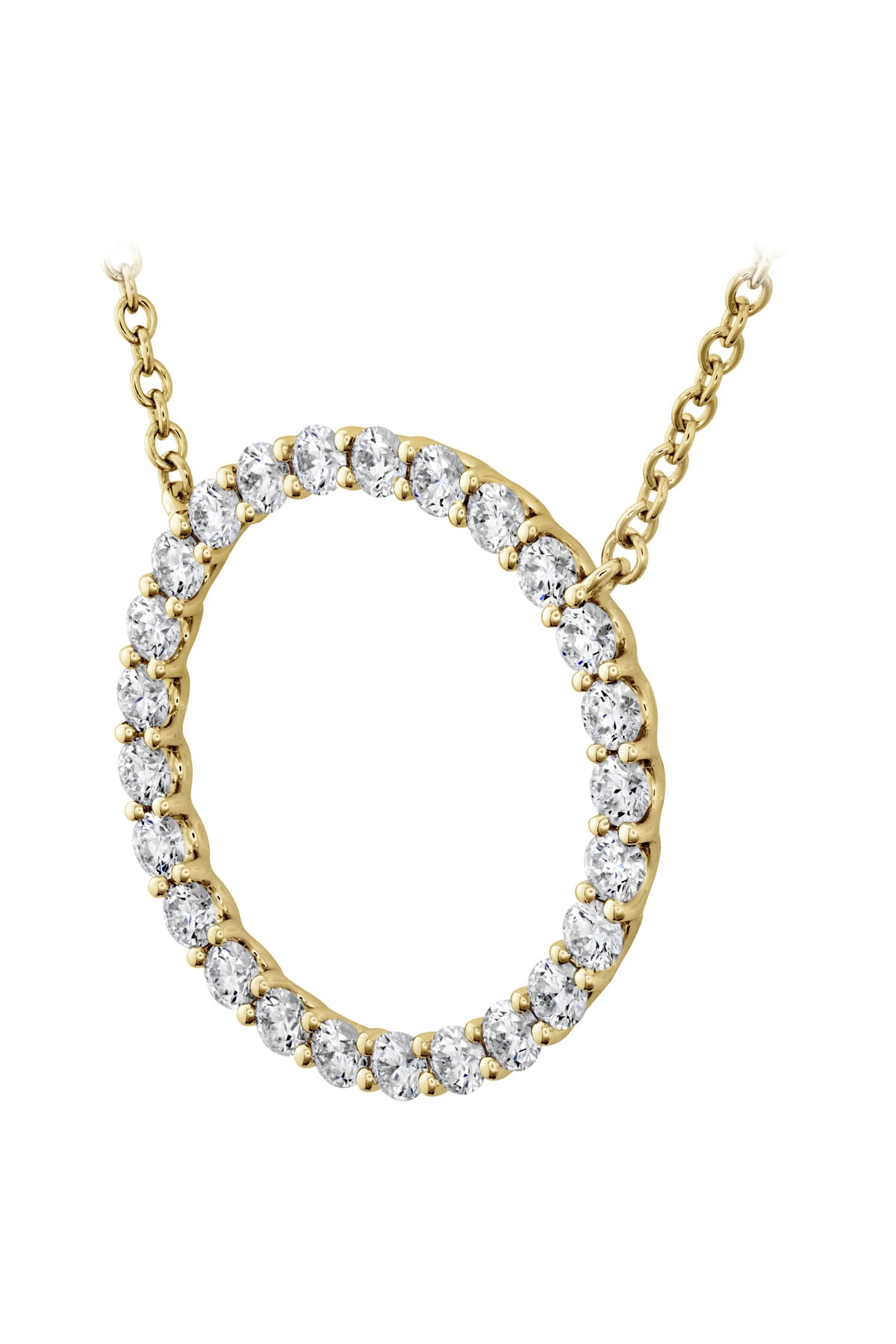 Large Signature Circle Pendant From Hearts On Fire available at LeGassick Diamonds and Jewellery Gold Coast, Australia.