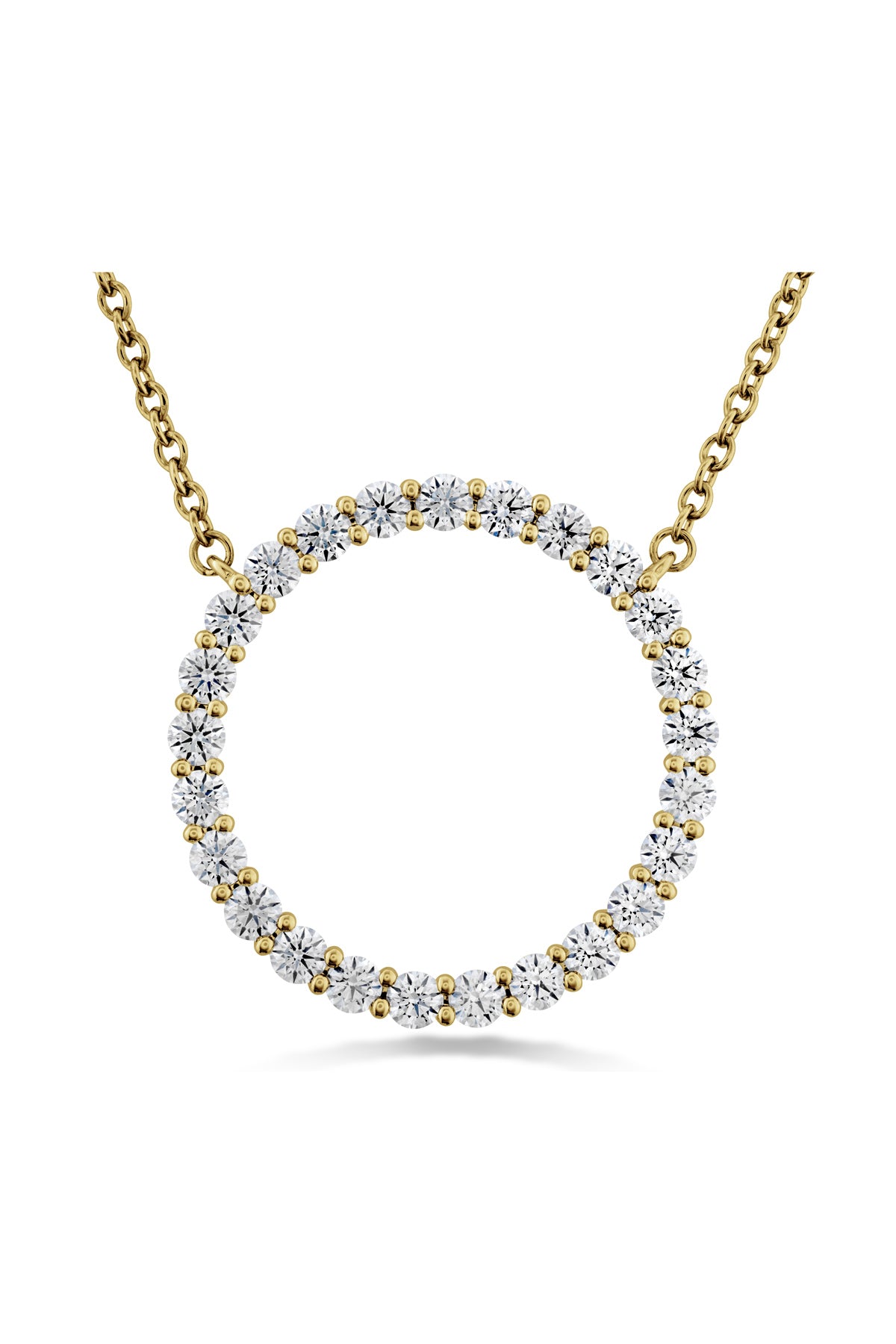 Large Signature Circle Pendant From Hearts On Fire available at LeGassick Diamonds and Jewellery Gold Coast, Australia.