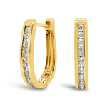 Stunning Diamond Huggie Earrings from LeGassick Diamonds and Jewellery Gold Coast, Australia