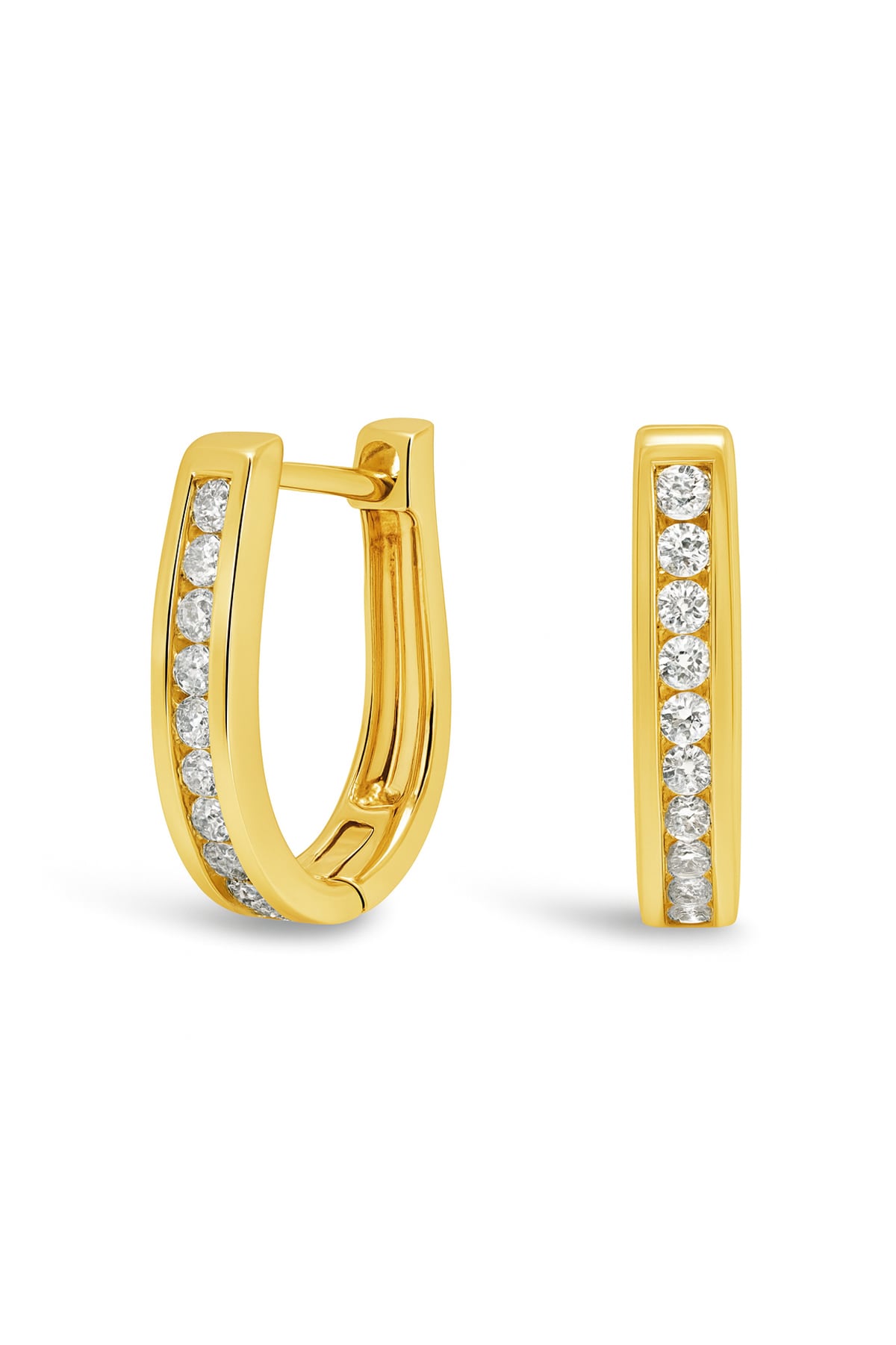 Stunning Diamond Huggie Earrings from LeGassick Diamonds and Jewellery Gold Coast, Australia