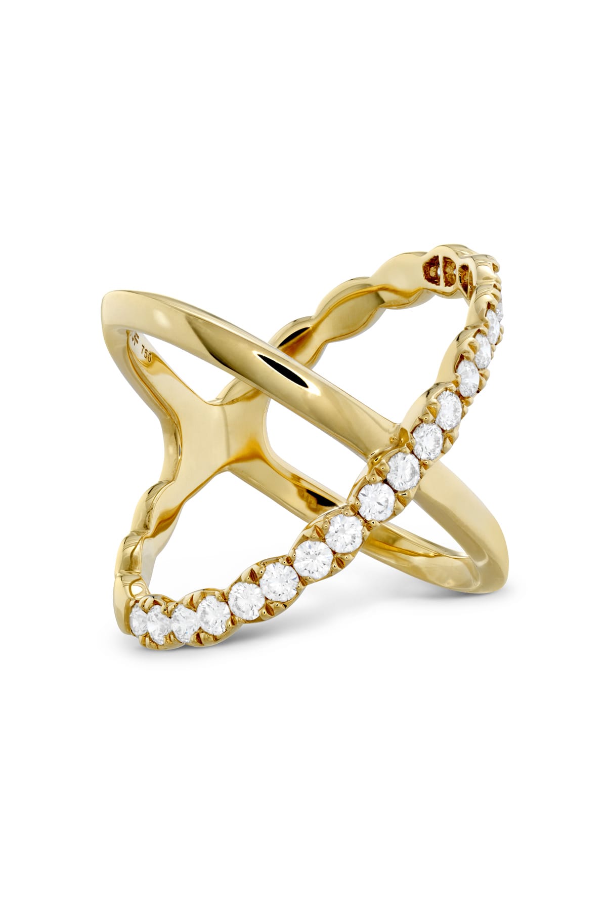 Lorelei Criss Cross Ring From Hearts On Fire available at LeGassick Diamonds and Jewellery Gold Coast, Australia.