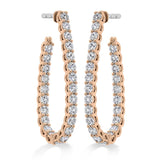 Medium Signature Pear Hoop Earrings From Hearts On Fire available at LeGassick Diamonds and Jewellery Gold Coast, Australia.