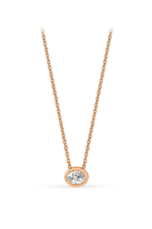 Oval Diamond Slider Pendant available at LeGassick Diamonds and Jewellery Gold Coast, Australia.