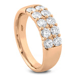 Signature Double Row Ring From Hearts On Fire available at LeGassick Diamonds and Jewellery Gold Coast, Australia.