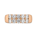 Signature Double Row Ring From Hearts On Fire available at LeGassick Diamonds and Jewellery Gold Coast, Australia.