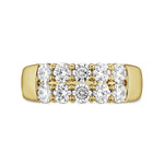 Signature Double Row Ring From Hearts On Fire available at LeGassick Diamonds and Jewellery Gold Coast, Australia.