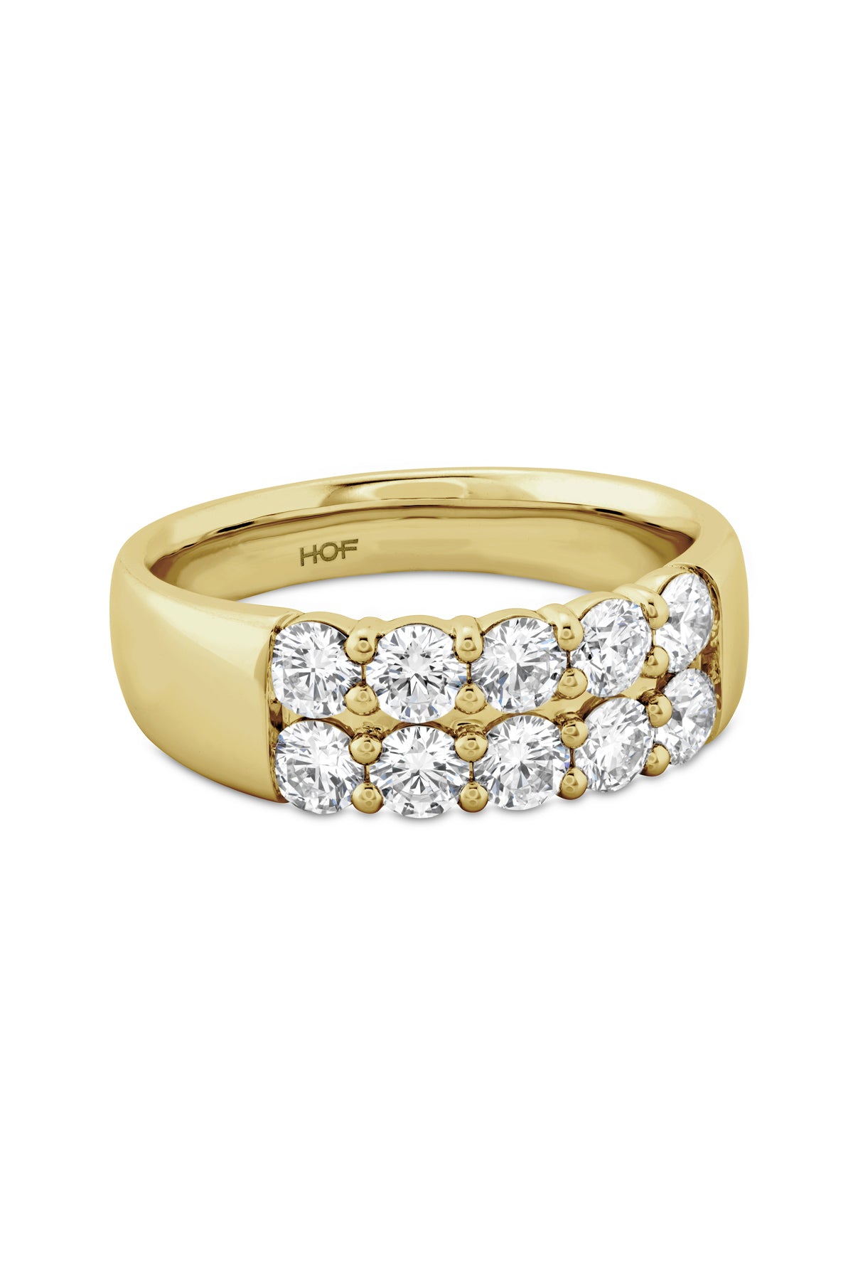 Signature Double Row Ring From Hearts On Fire available at LeGassick Diamonds and Jewellery Gold Coast, Australia.