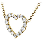Signature Heart Pendant - Medium From Hearts On Fire available at LeGassick Diamonds and Jewellery Gold Coast, Australia.